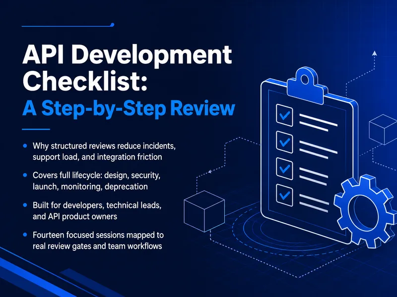 API Development Review Checklist — digital-human course
