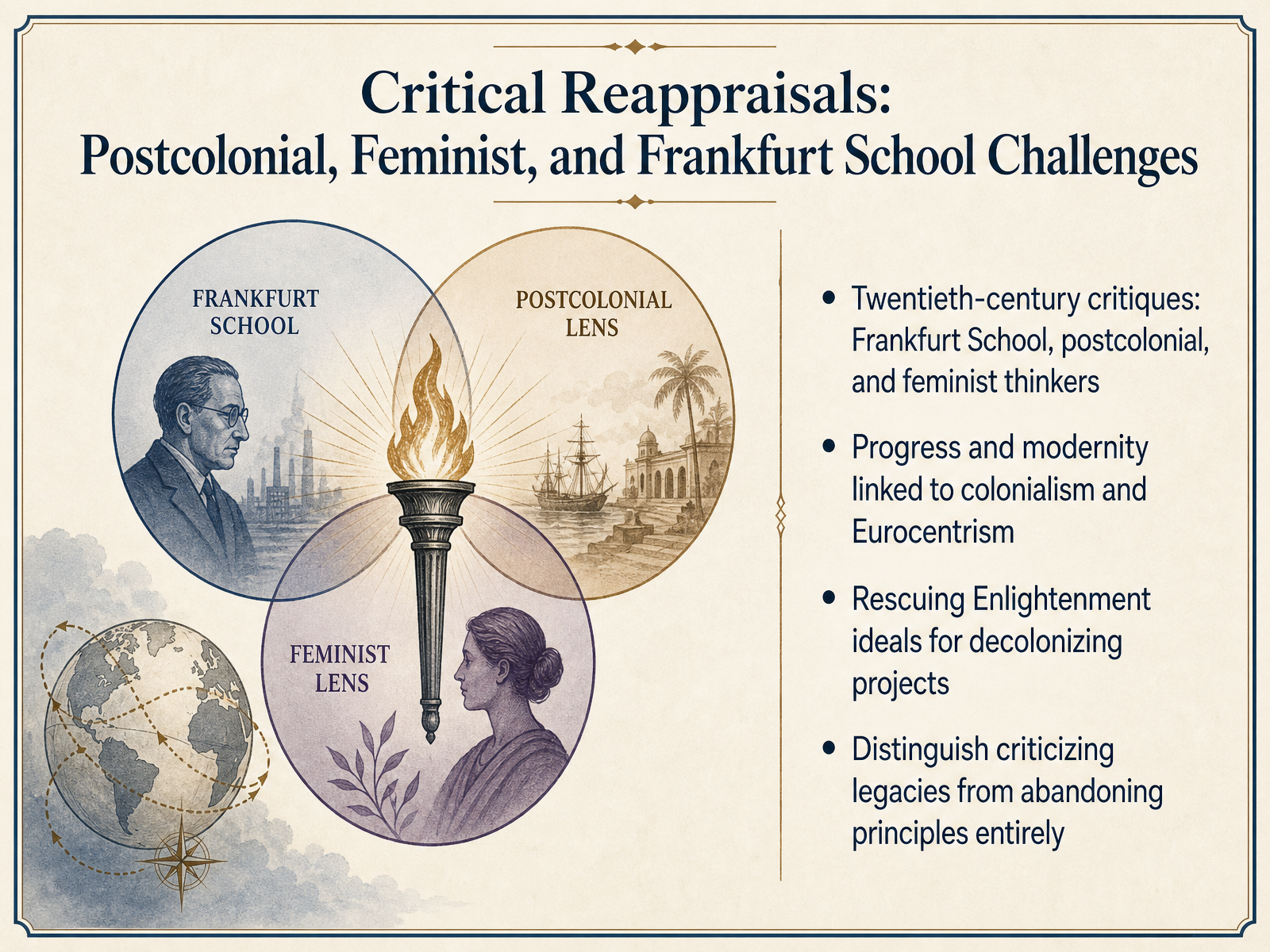 Critical Reappraisals: Postcolonial, Feminist, and Frankfurt School Challenges