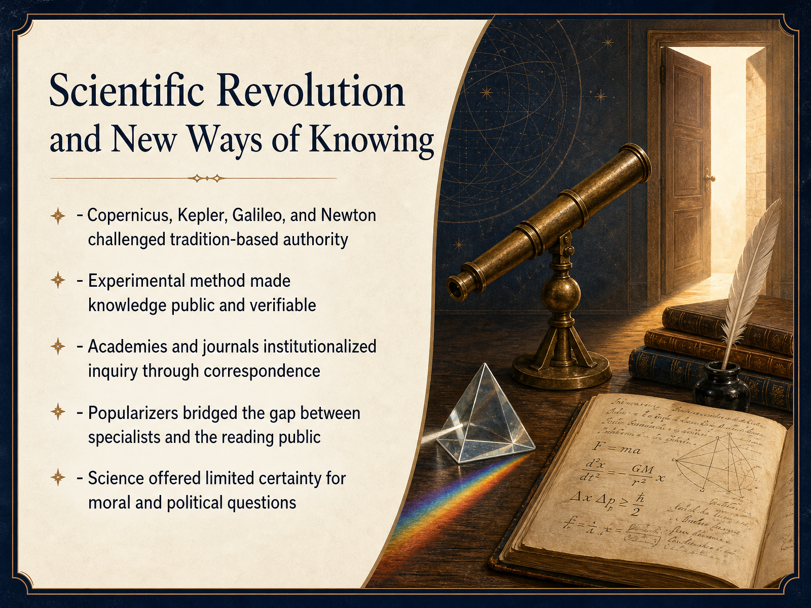 Scientific Revolution and New Ways of Knowing