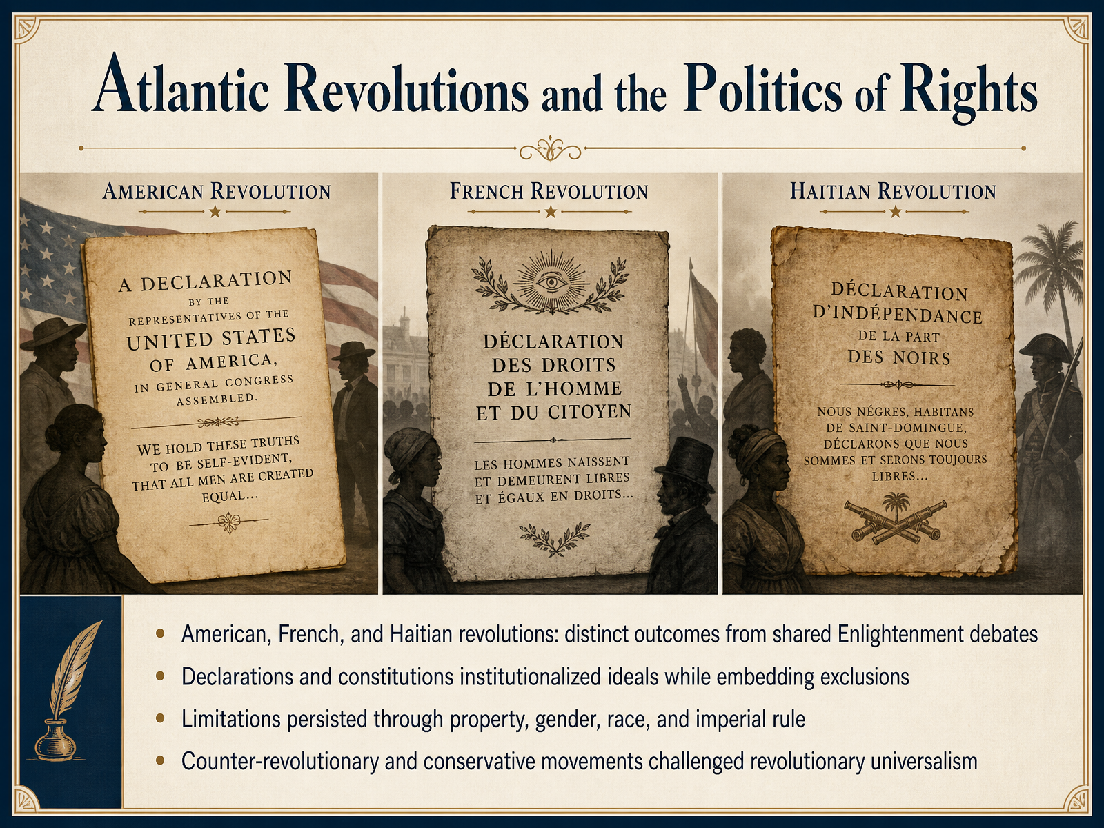Atlantic Revolutions and the Politics of Rights