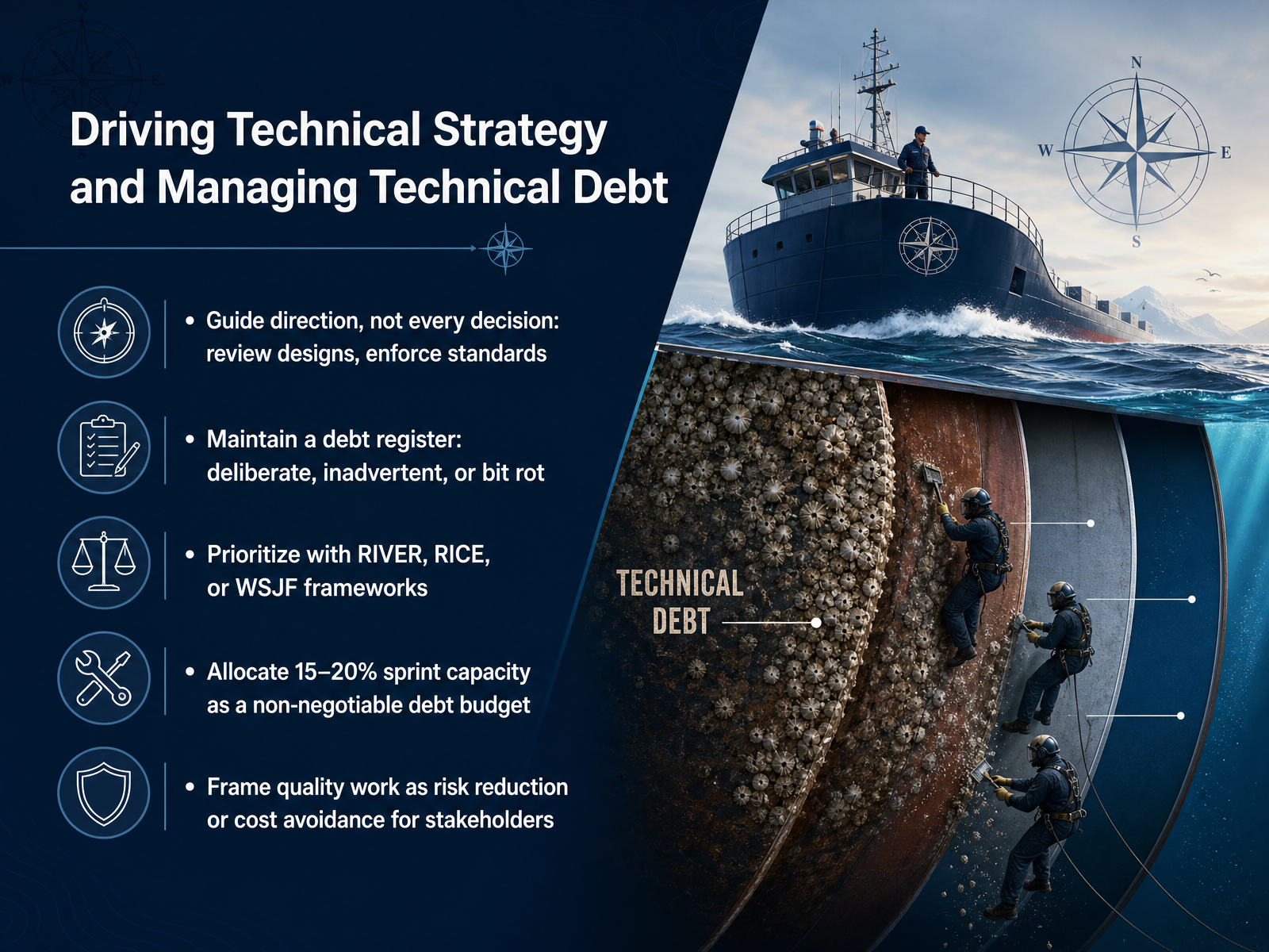 Driving Technical Strategy and Managing Technical Debt