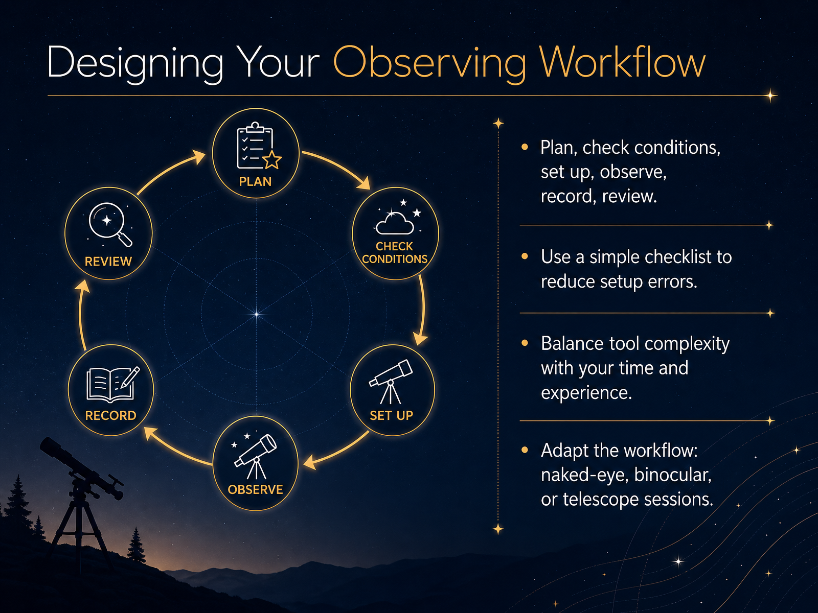 Designing Your Observing Workflow