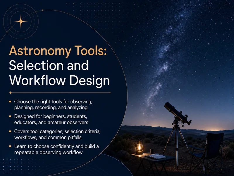 Astronomy Tool Selection and Workflow Design — digital-human course