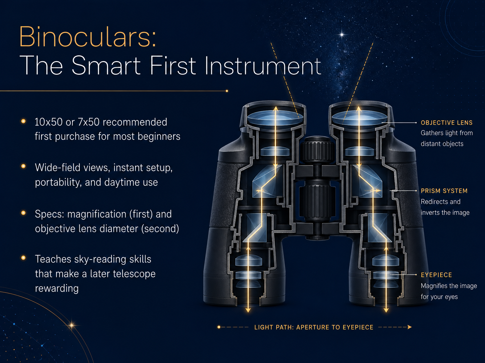 Binoculars: The Smart First Instrument