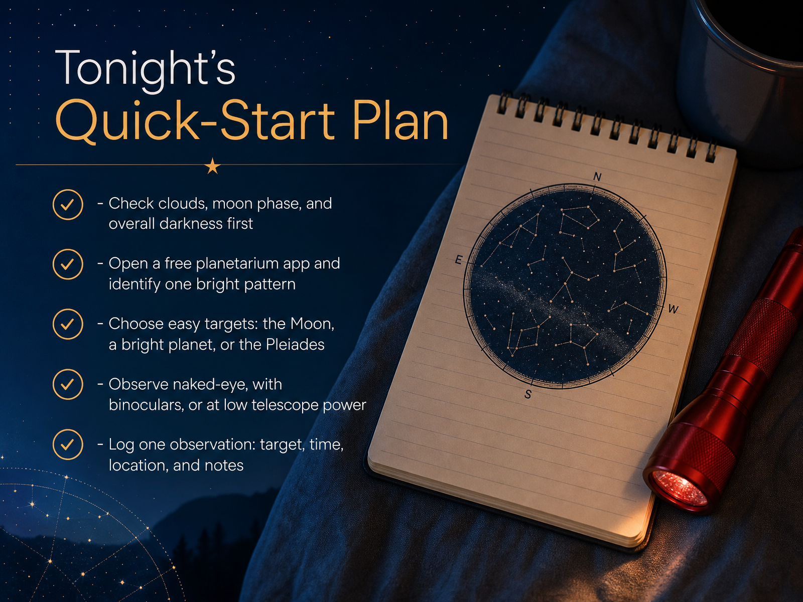Tonight's Quick-Start Plan