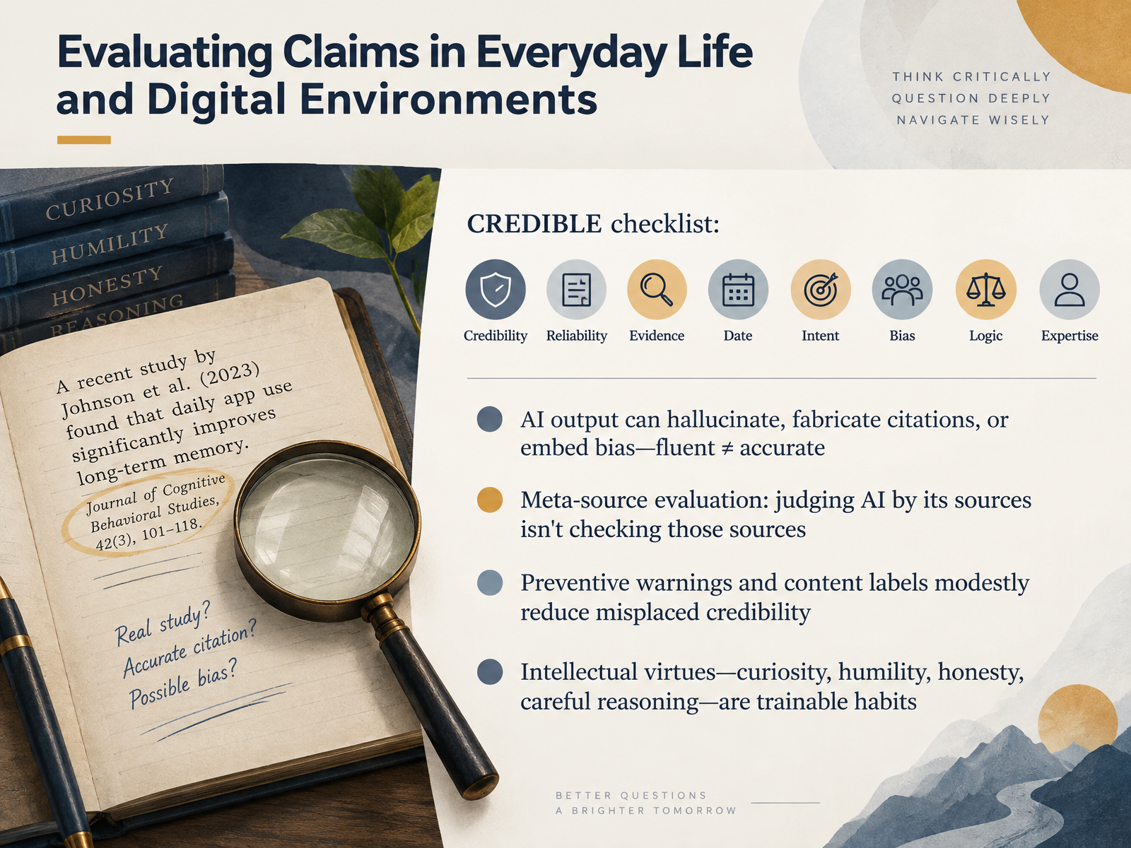 Evaluating Claims in Everyday Life and Digital Environments
