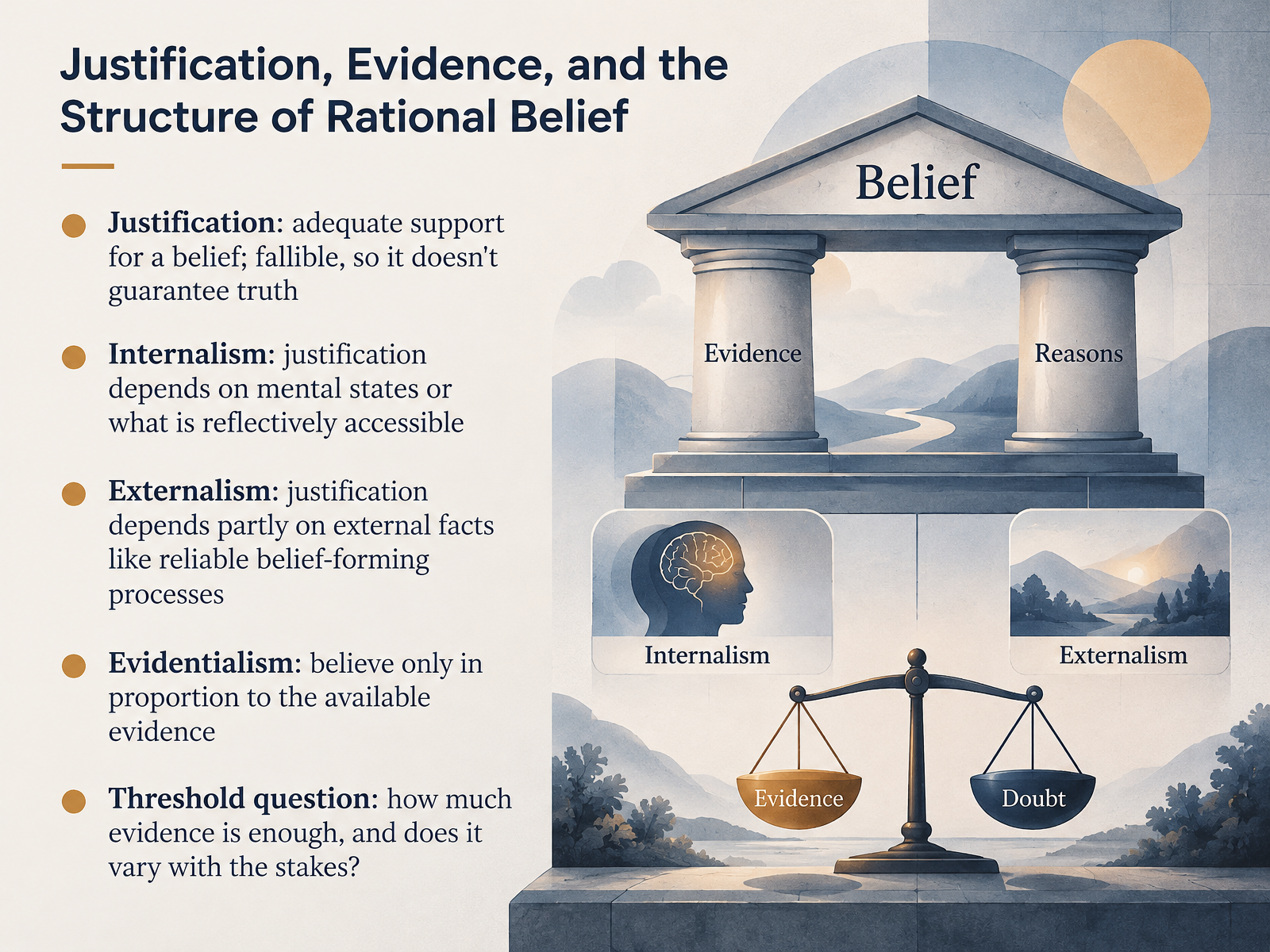 Justification, Evidence, and the Structure of Rational Belief