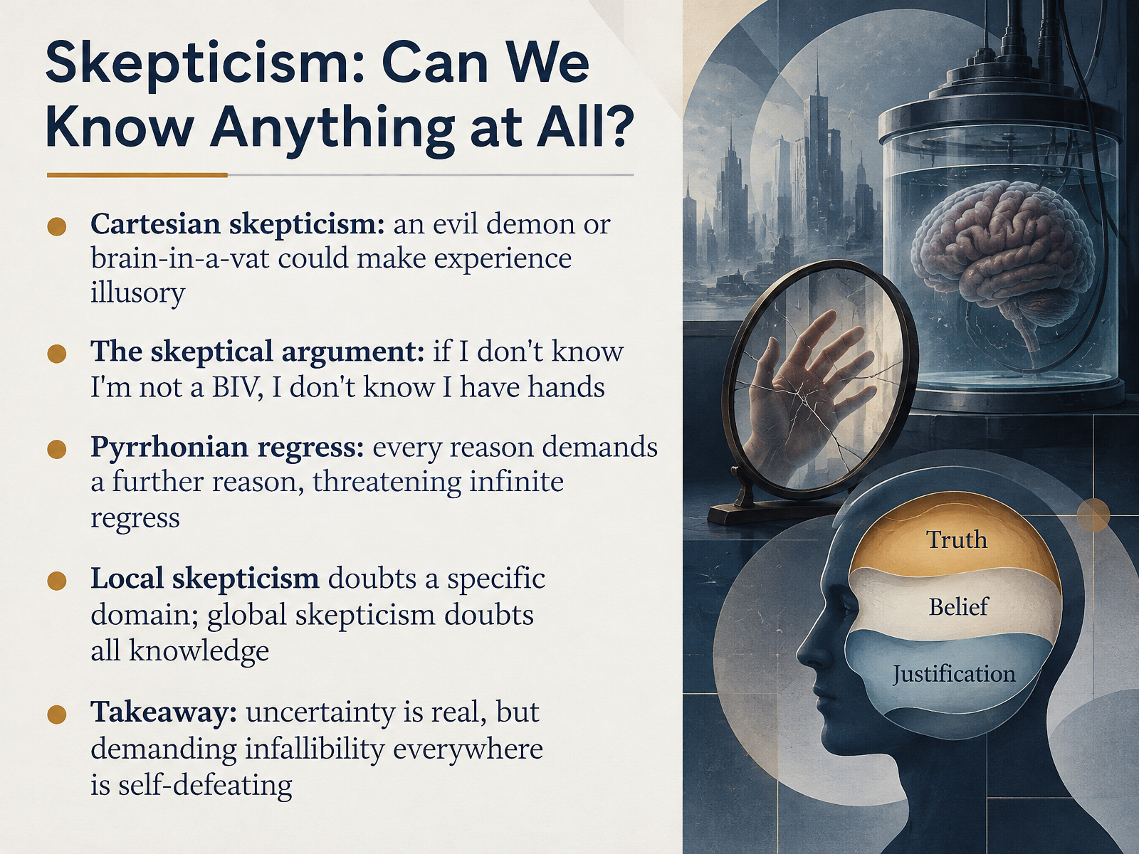 Skepticism: Can We Know Anything at All?