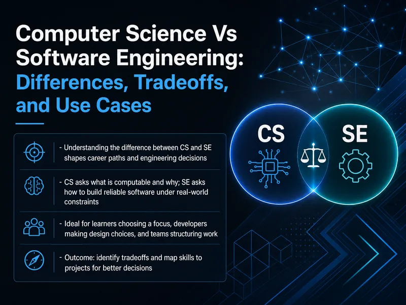 CS vs Software Engineering Tradeoffs — digital-human course