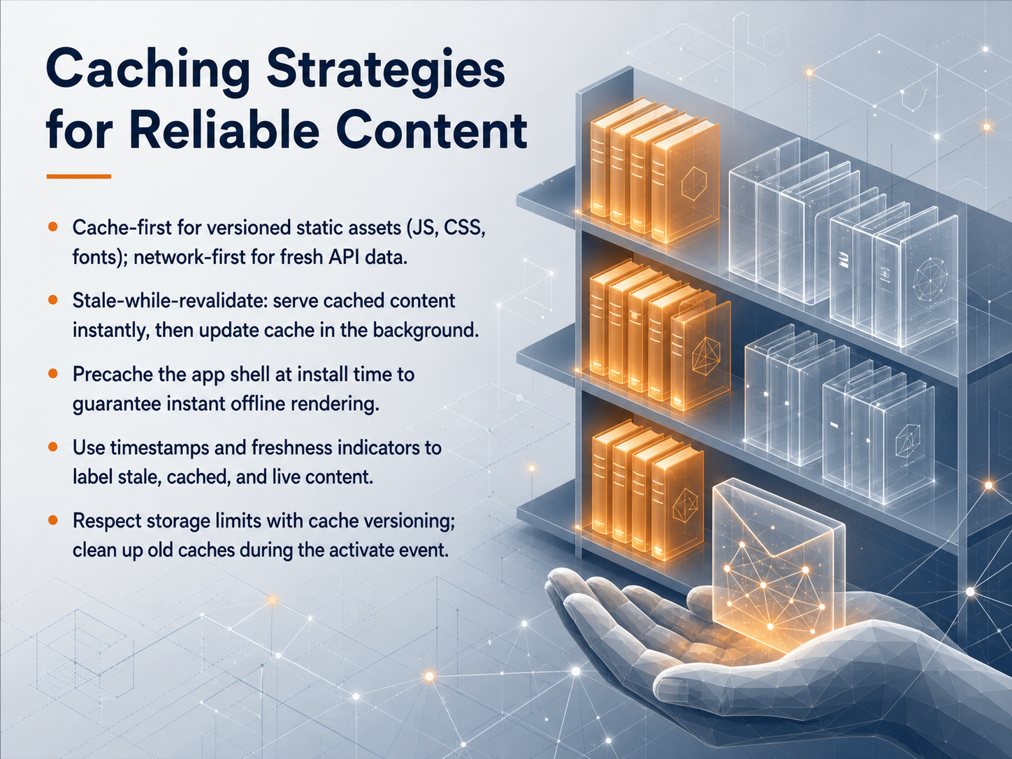 Caching Strategies for Reliable Content