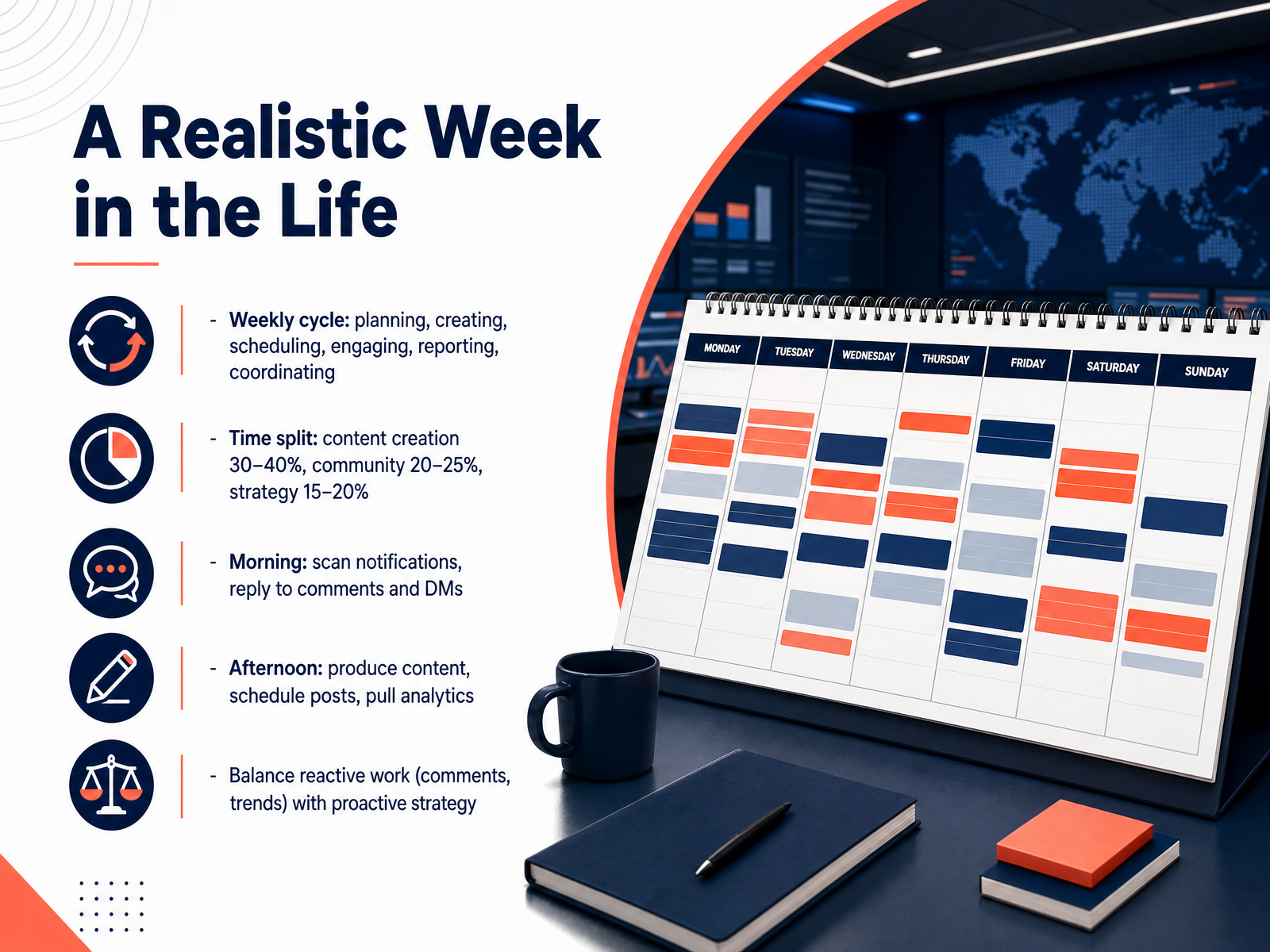 A Realistic Week in the Life