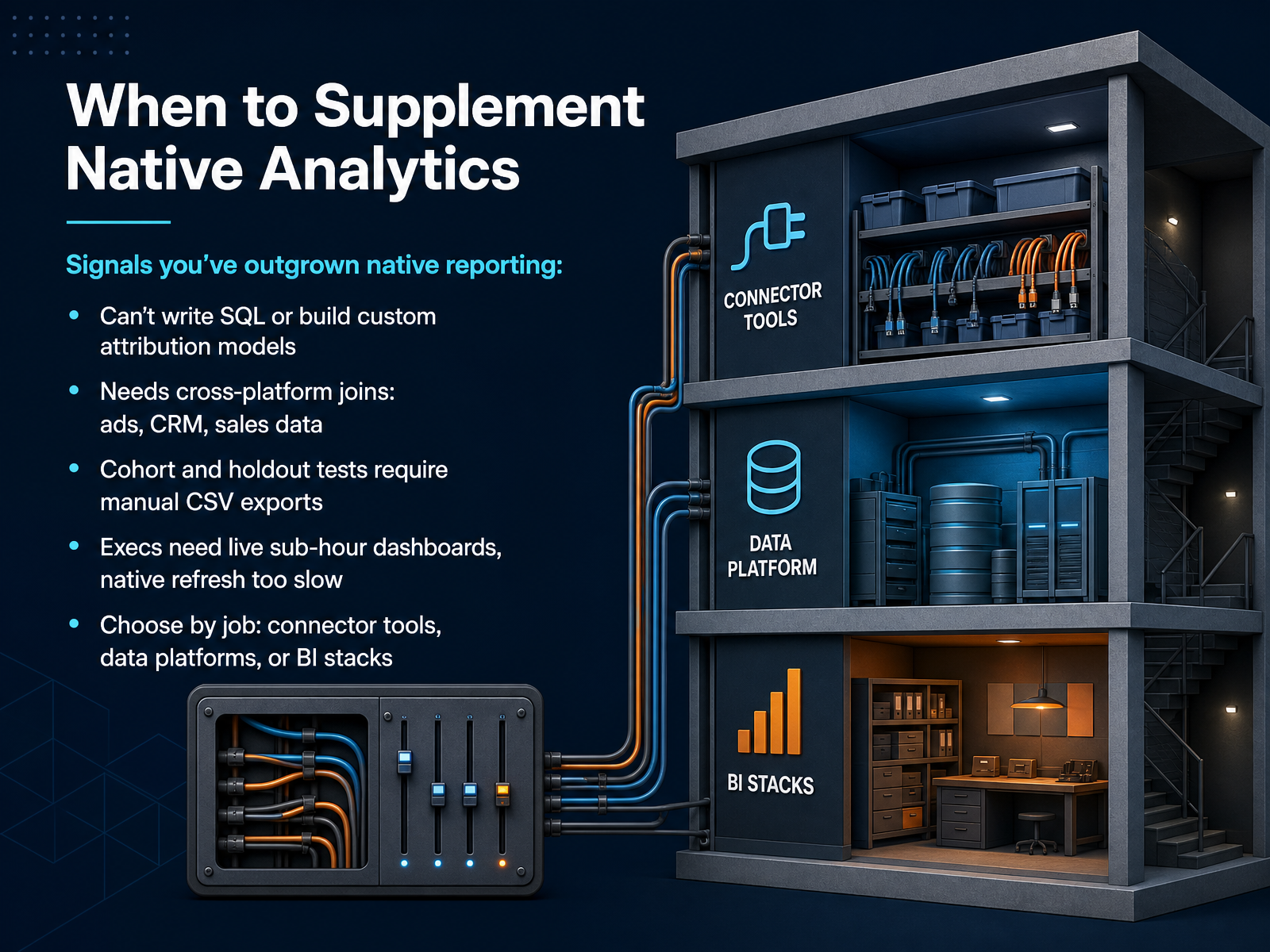When to Supplement Native Analytics