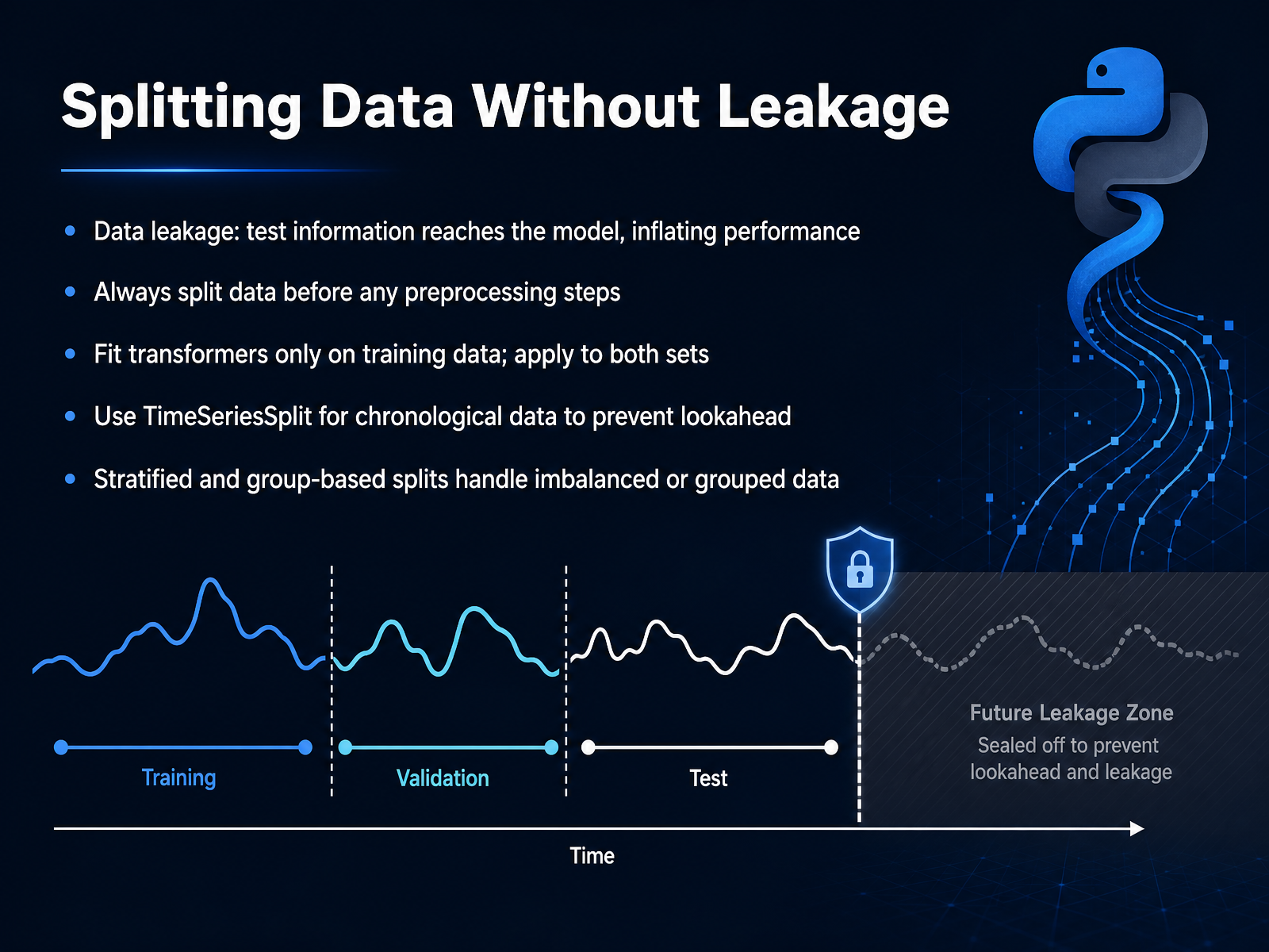 Splitting Data Without Leakage