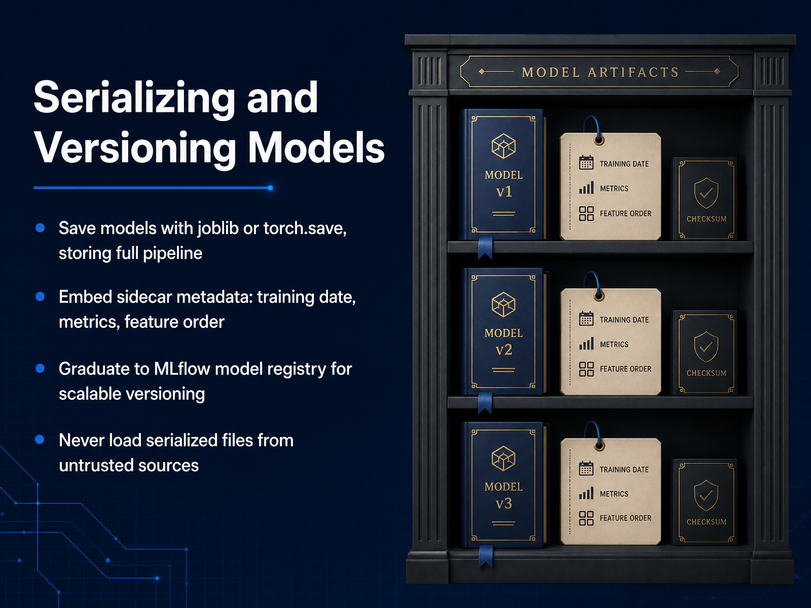 Serializing and Versioning Models