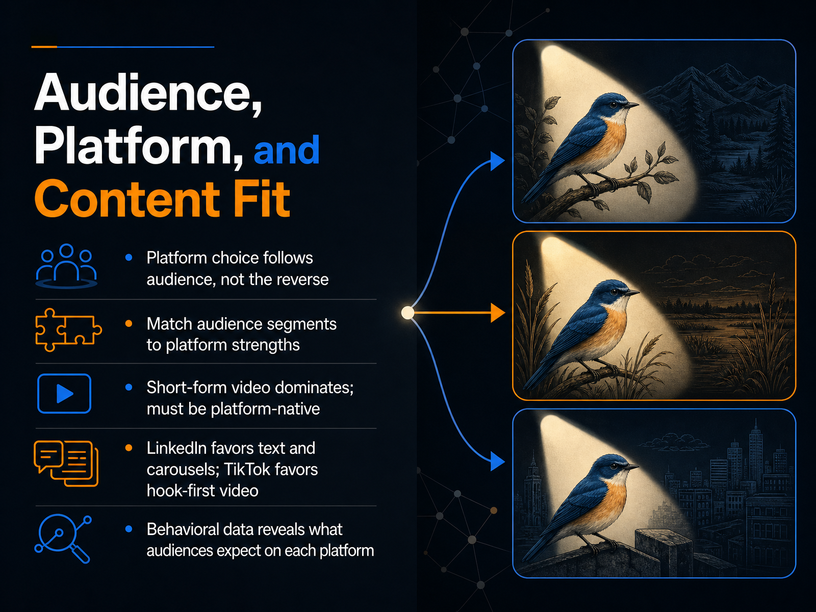 Audience, Platform, and Content Fit