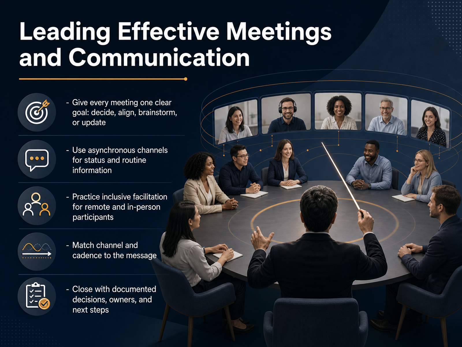 Leading Effective Meetings and Communication