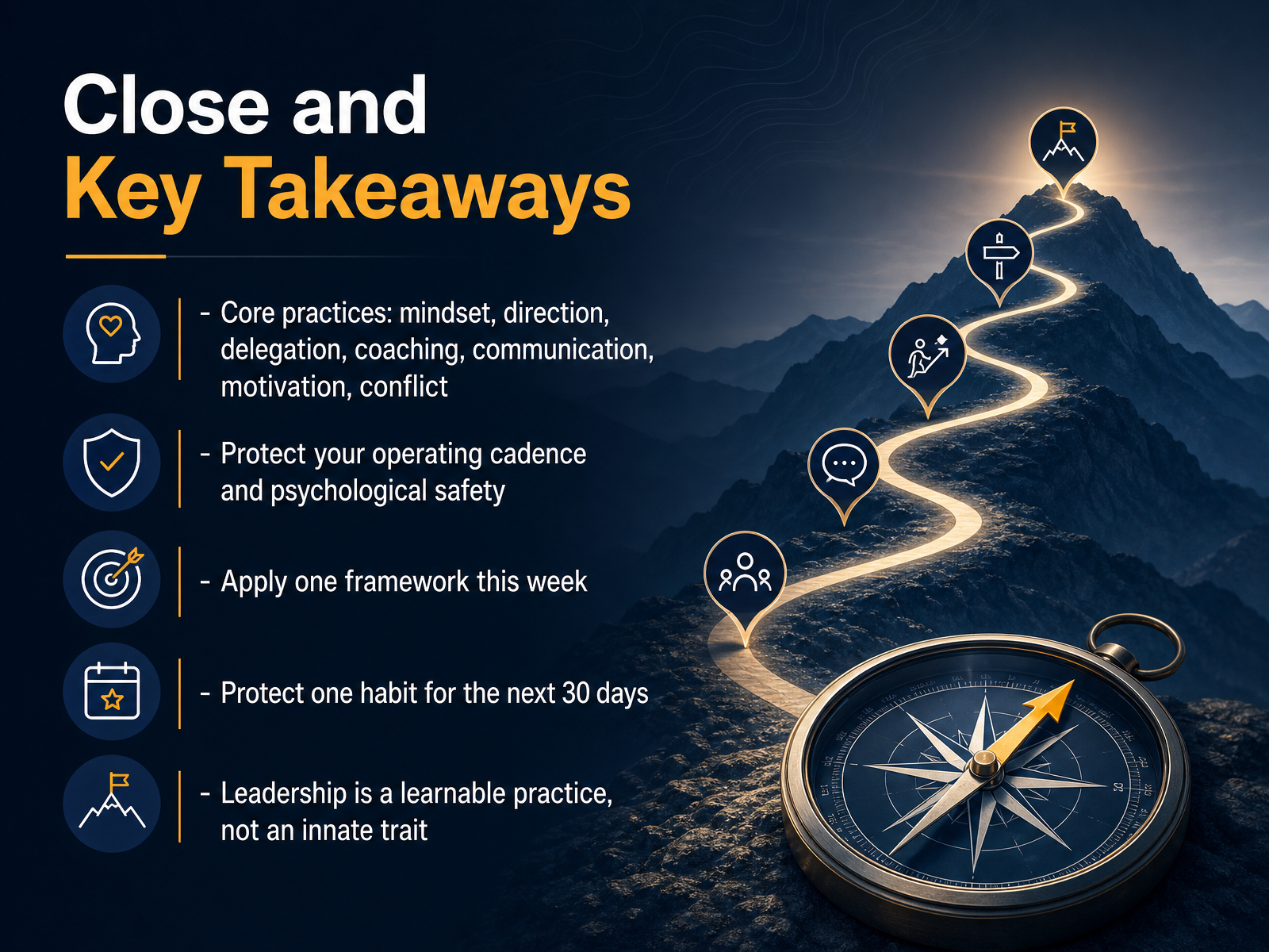 Close and Key Takeaways