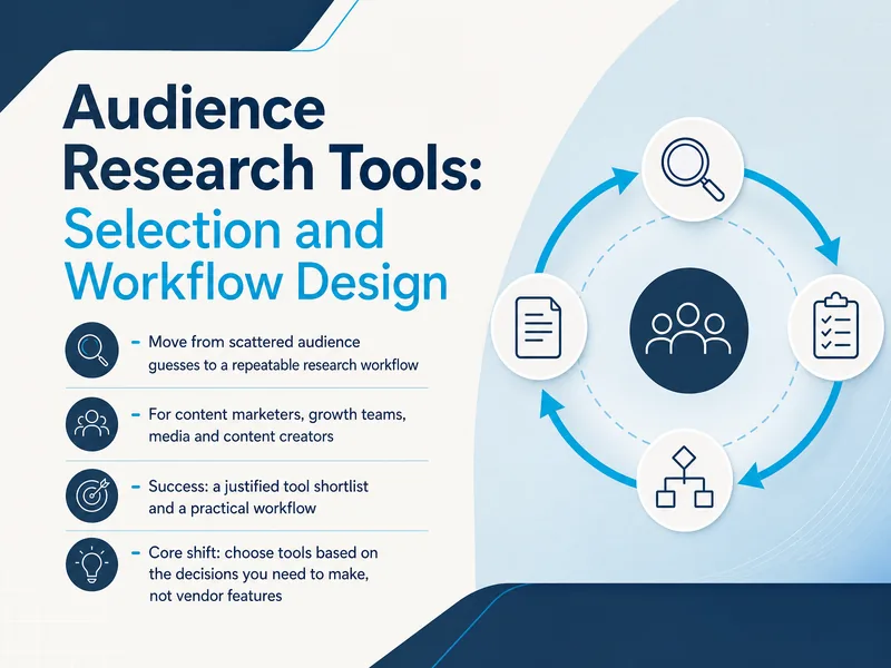 Audience Research Tool Selection and Workflow — digital-human course