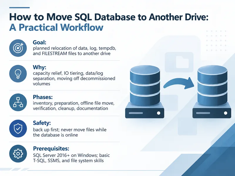 Migrating SQL Server Database Files to a New Drive — digital-human course