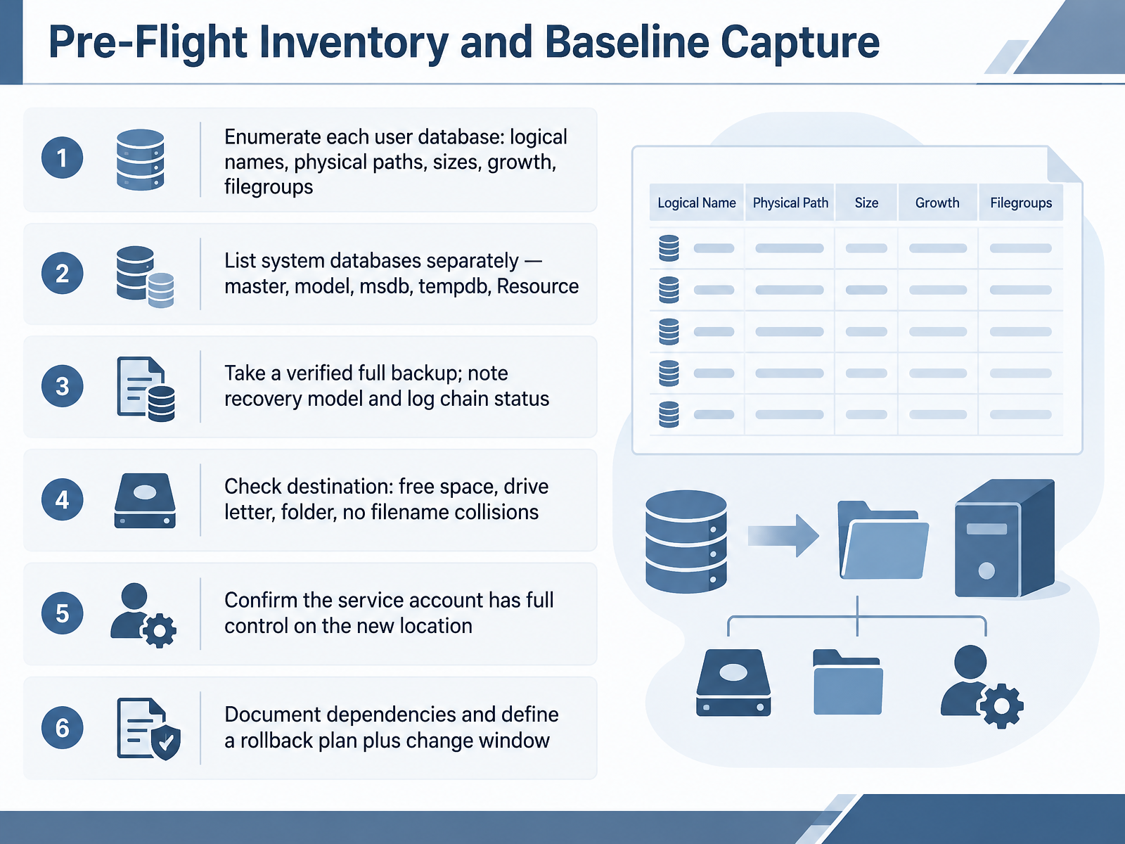 Pre-Flight Inventory and Baseline Capture