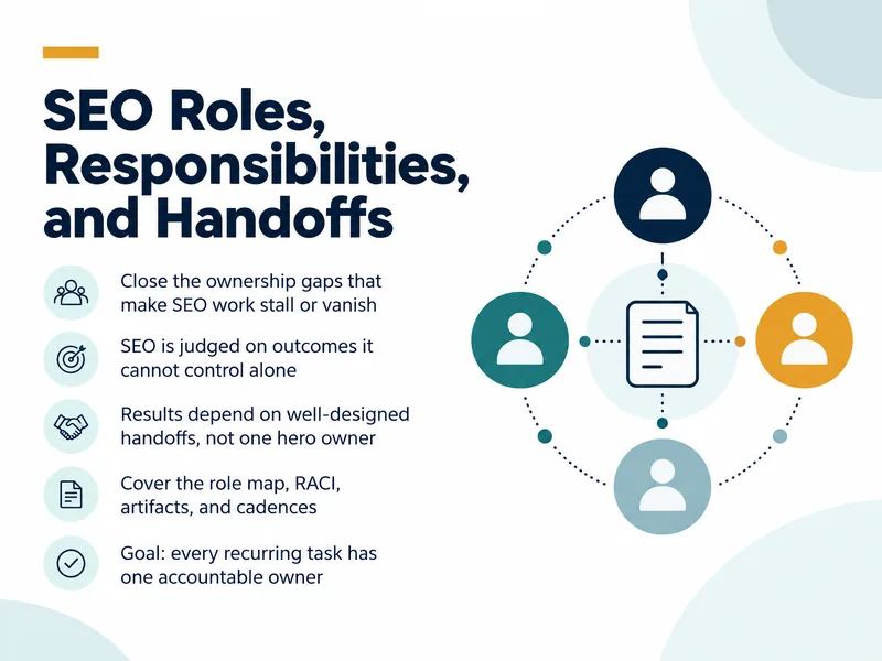 SEO Roles and Handoffs — digital-human course