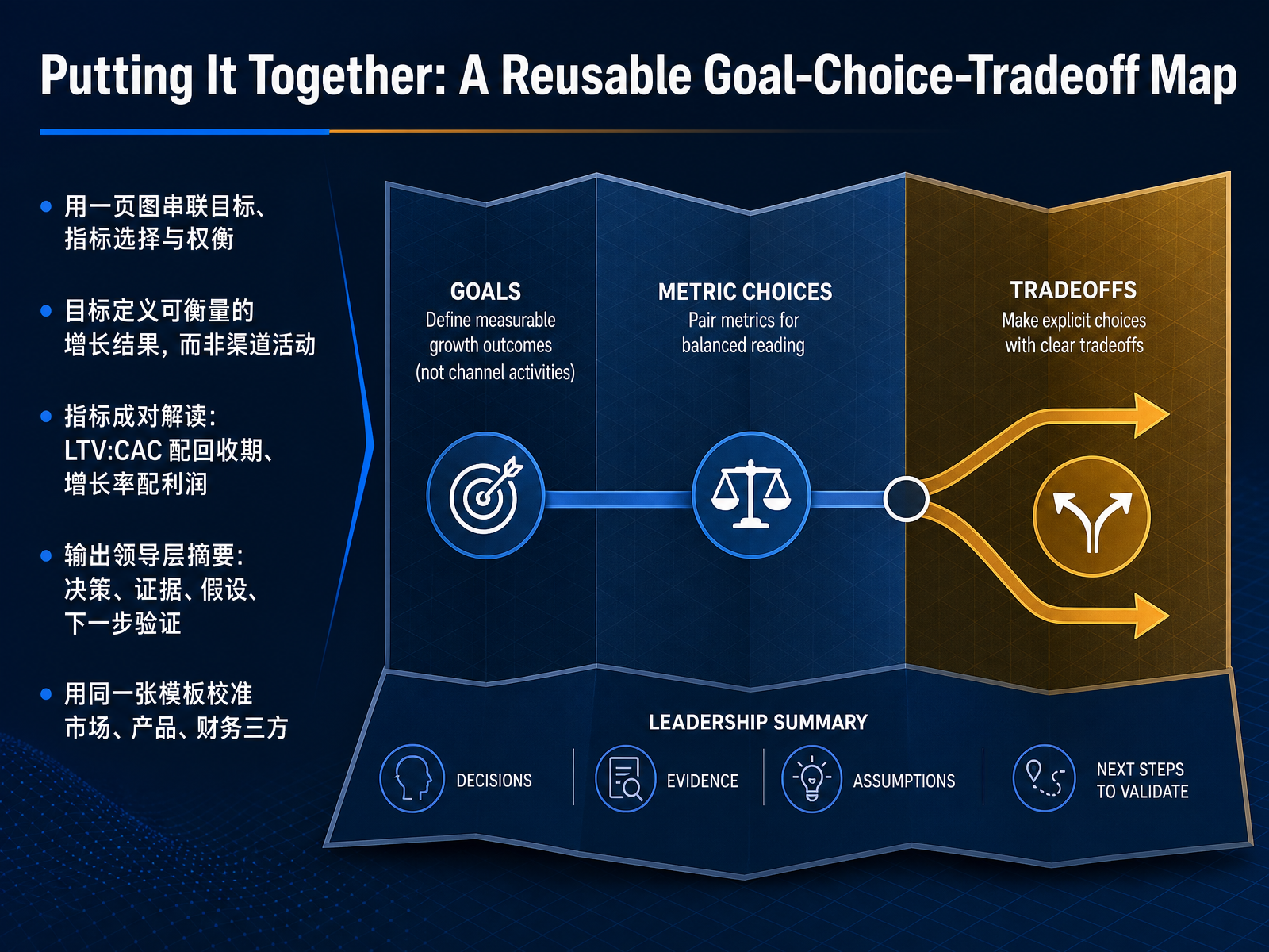Putting It Together: A Reusable Goal-Choice-Tradeoff Map