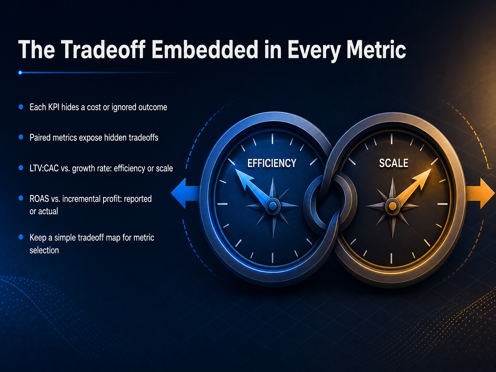 The Tradeoff Embedded in Every Metric