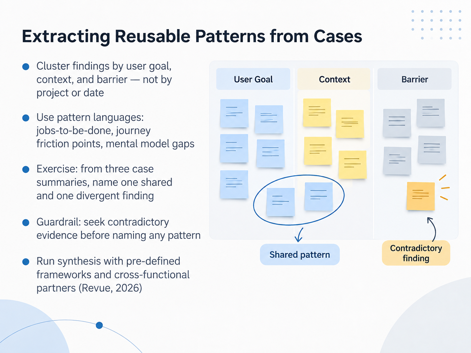 Extracting Reusable Patterns from Cases