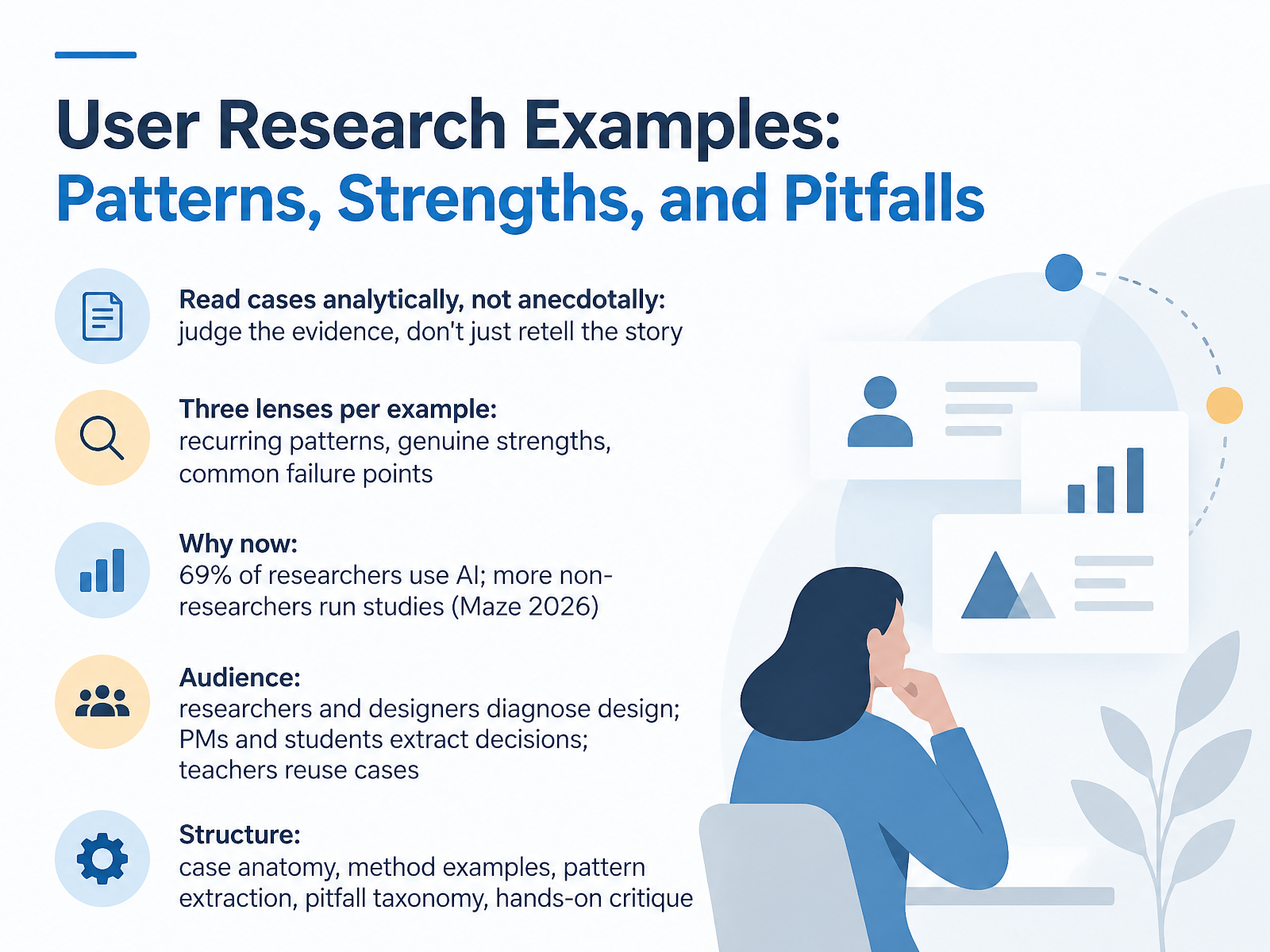 User Research Patterns and Pitfalls