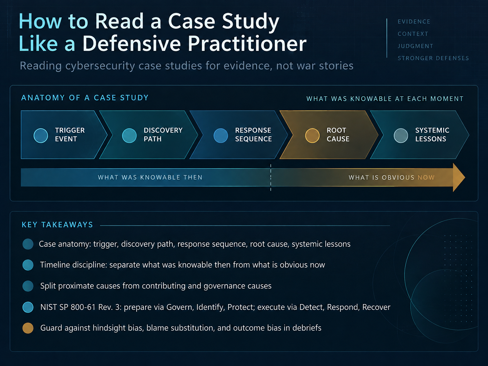 How to Read a Case Study Like a Defensive Practitioner