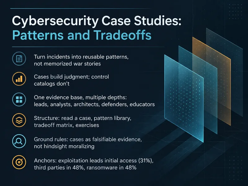 Cybersecurity Case Studies: Patterns & Tradeoffs — digital-human course