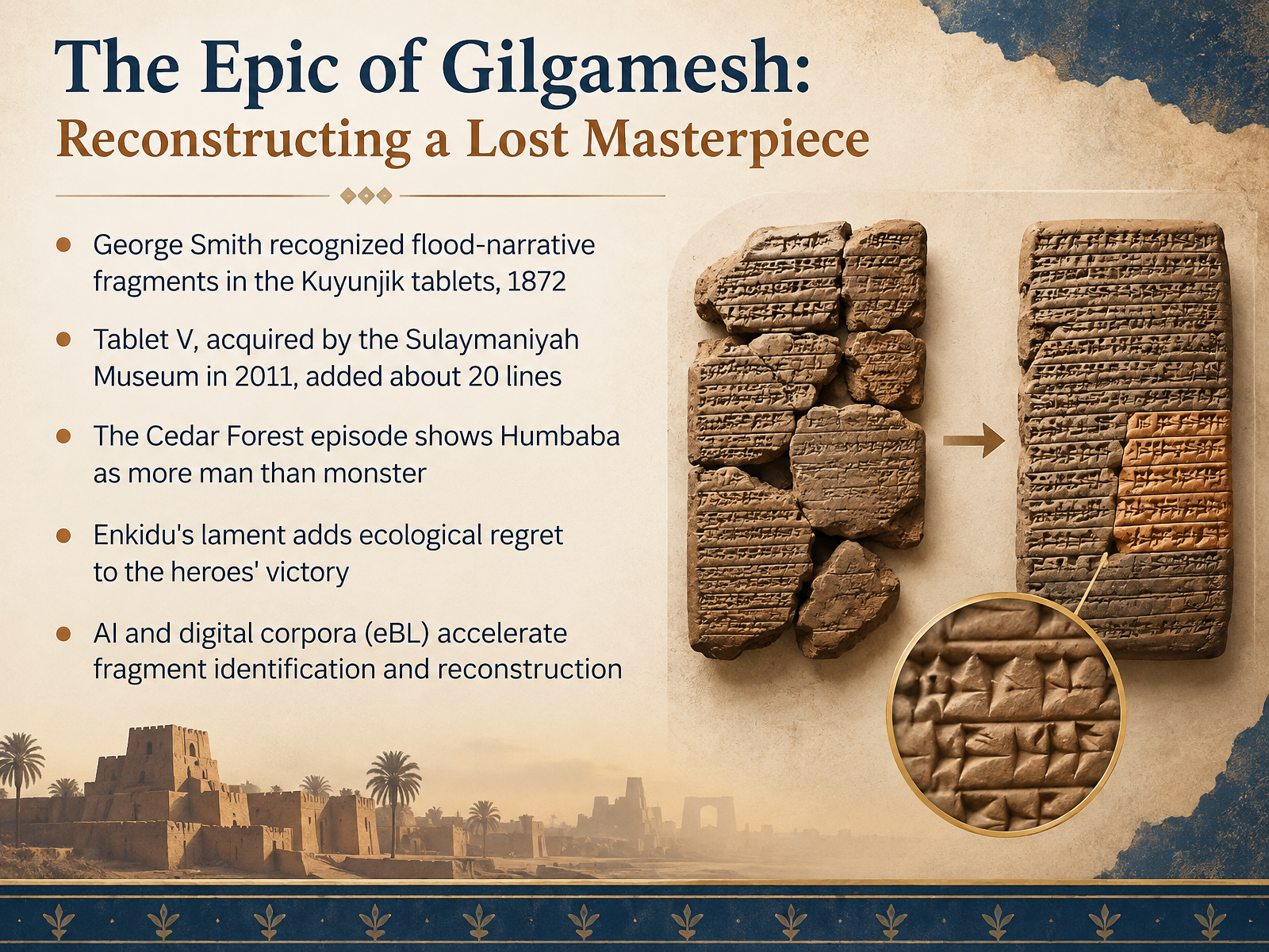 The Epic of Gilgamesh: Reconstructing a Lost Masterpiece