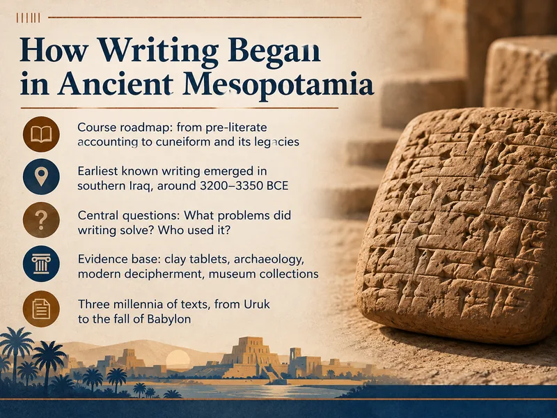 Origins of Writing in Ancient Mesopotamia — digital-human course
