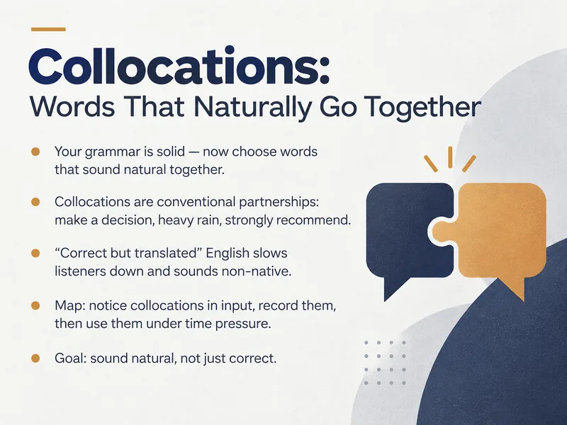 Collocations: Words That Naturally Go Together — digital-human course