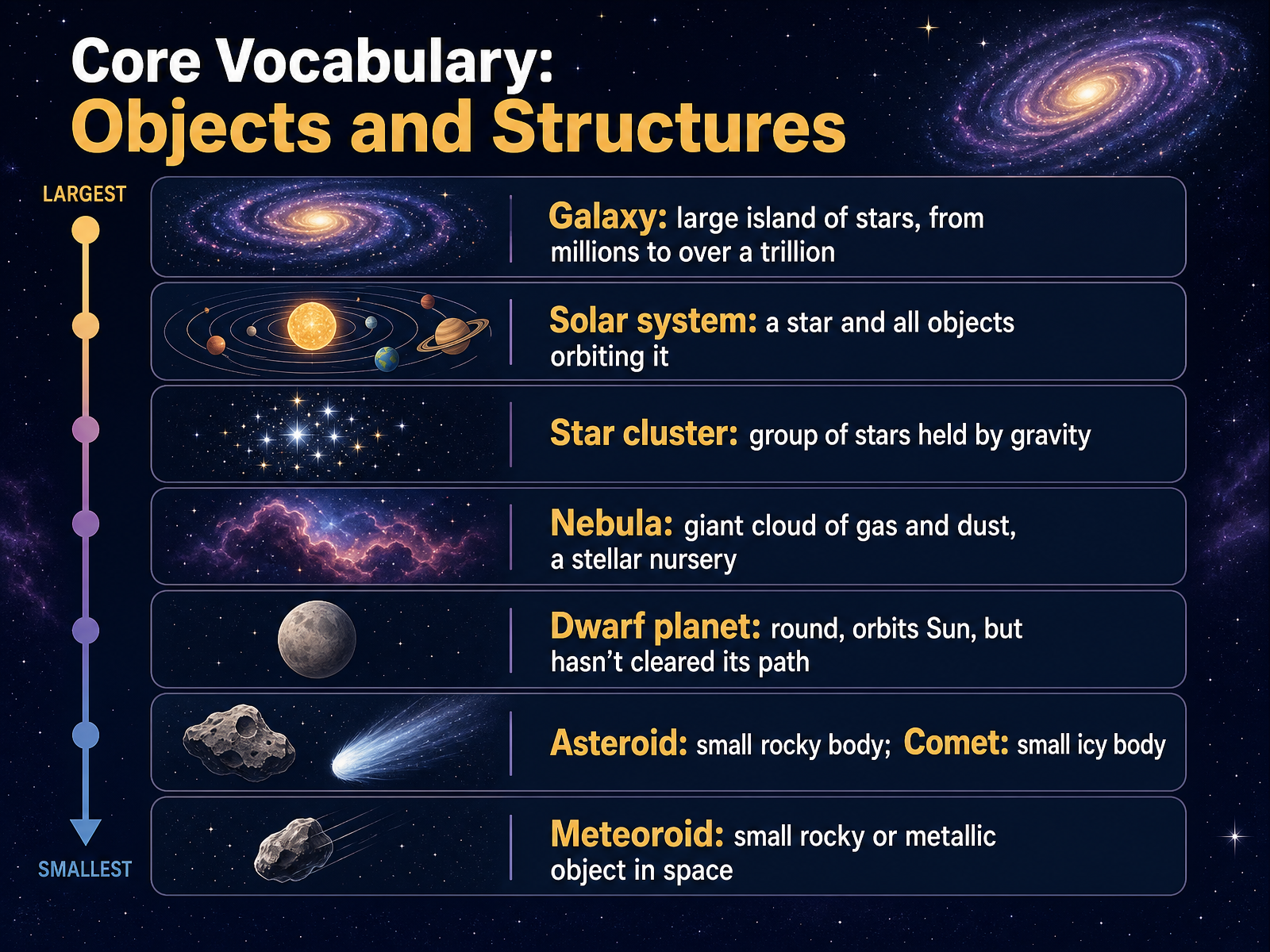 Core Vocabulary: Objects and Structures