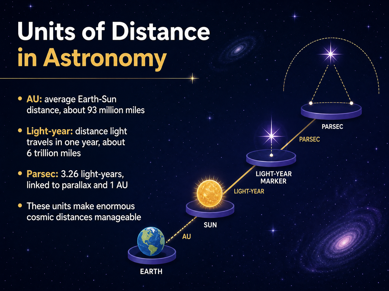 Units of Distance in Astronomy