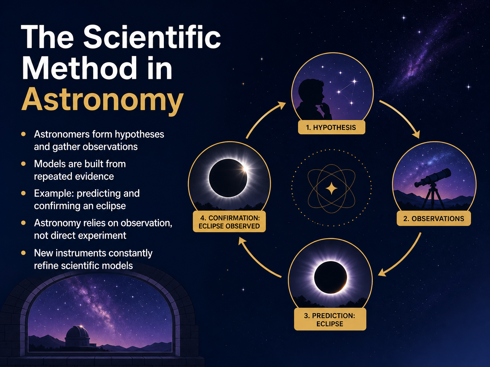 The Scientific Method in Astronomy