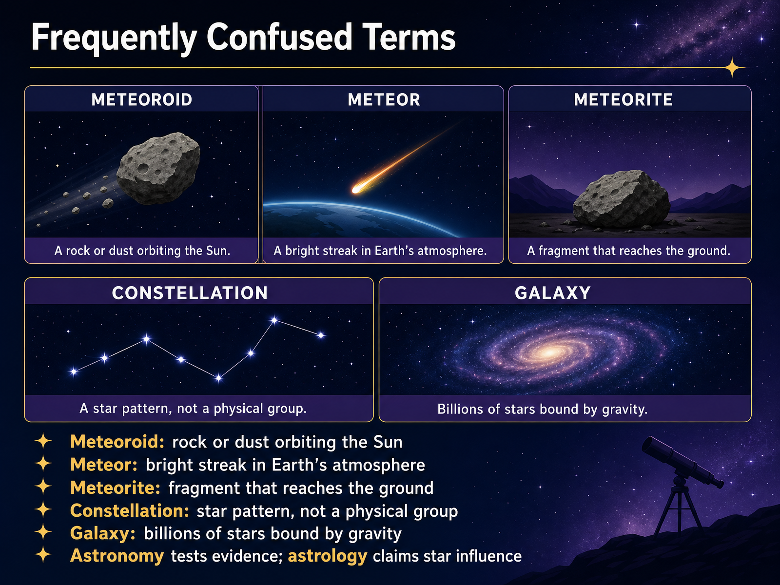 Frequently Confused Terms