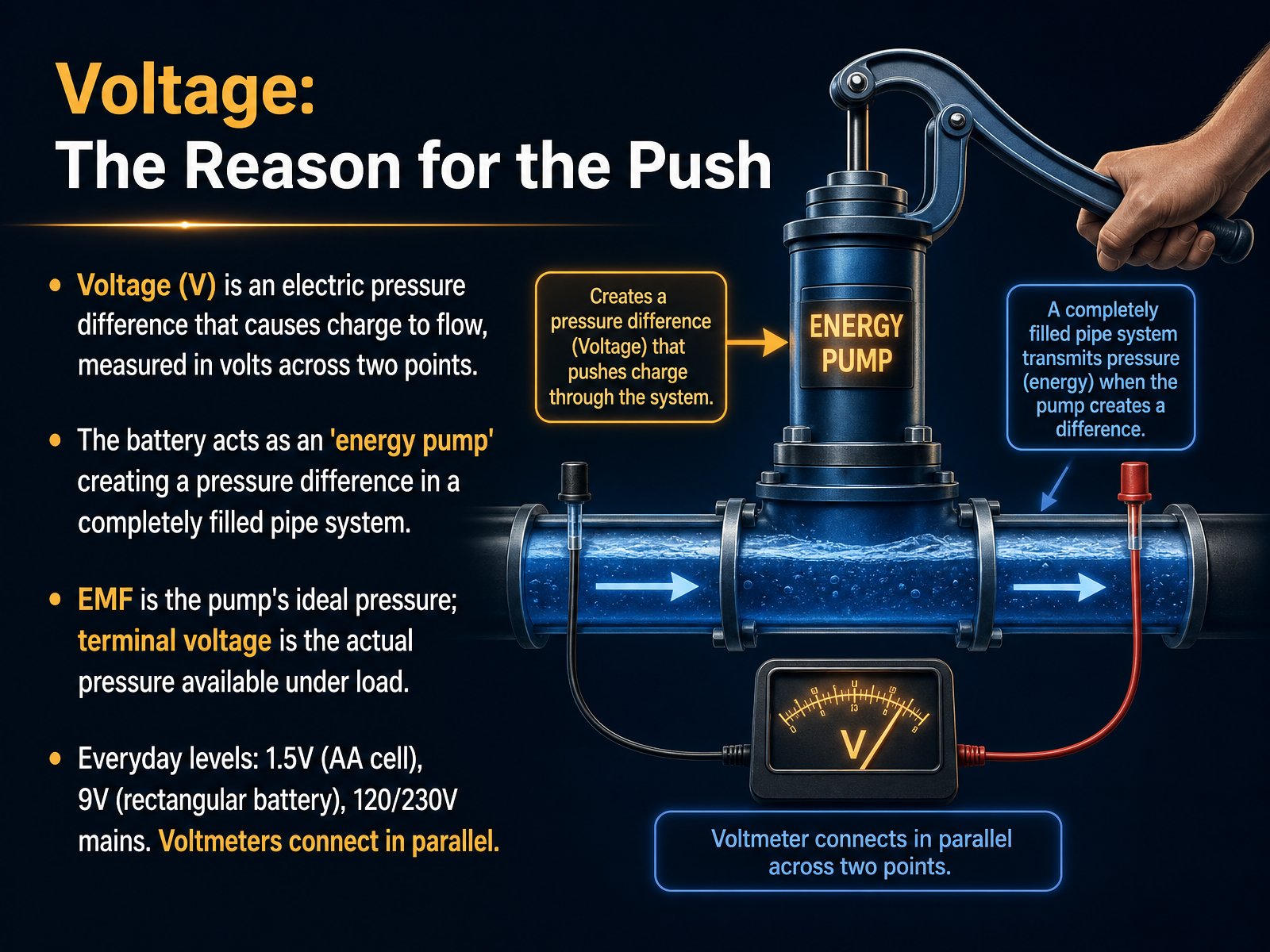 Voltage: The Reason for the Push