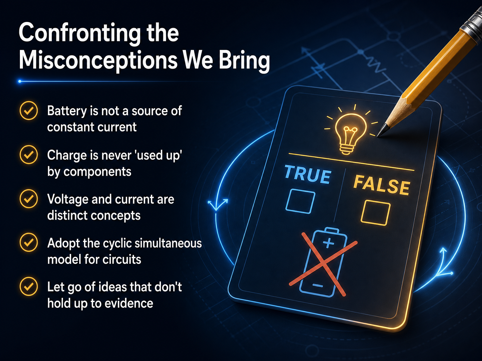 Confronting the Misconceptions We Bring