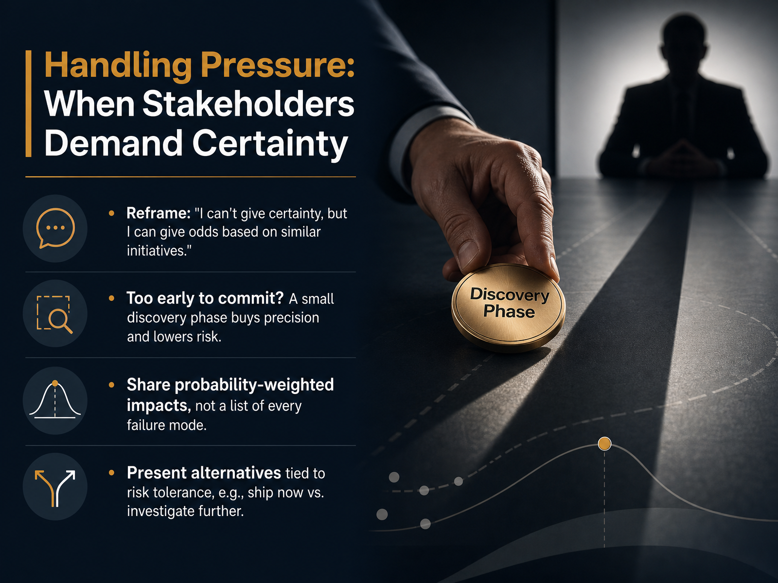 Handling Pressure: When Stakeholders Demand Certainty