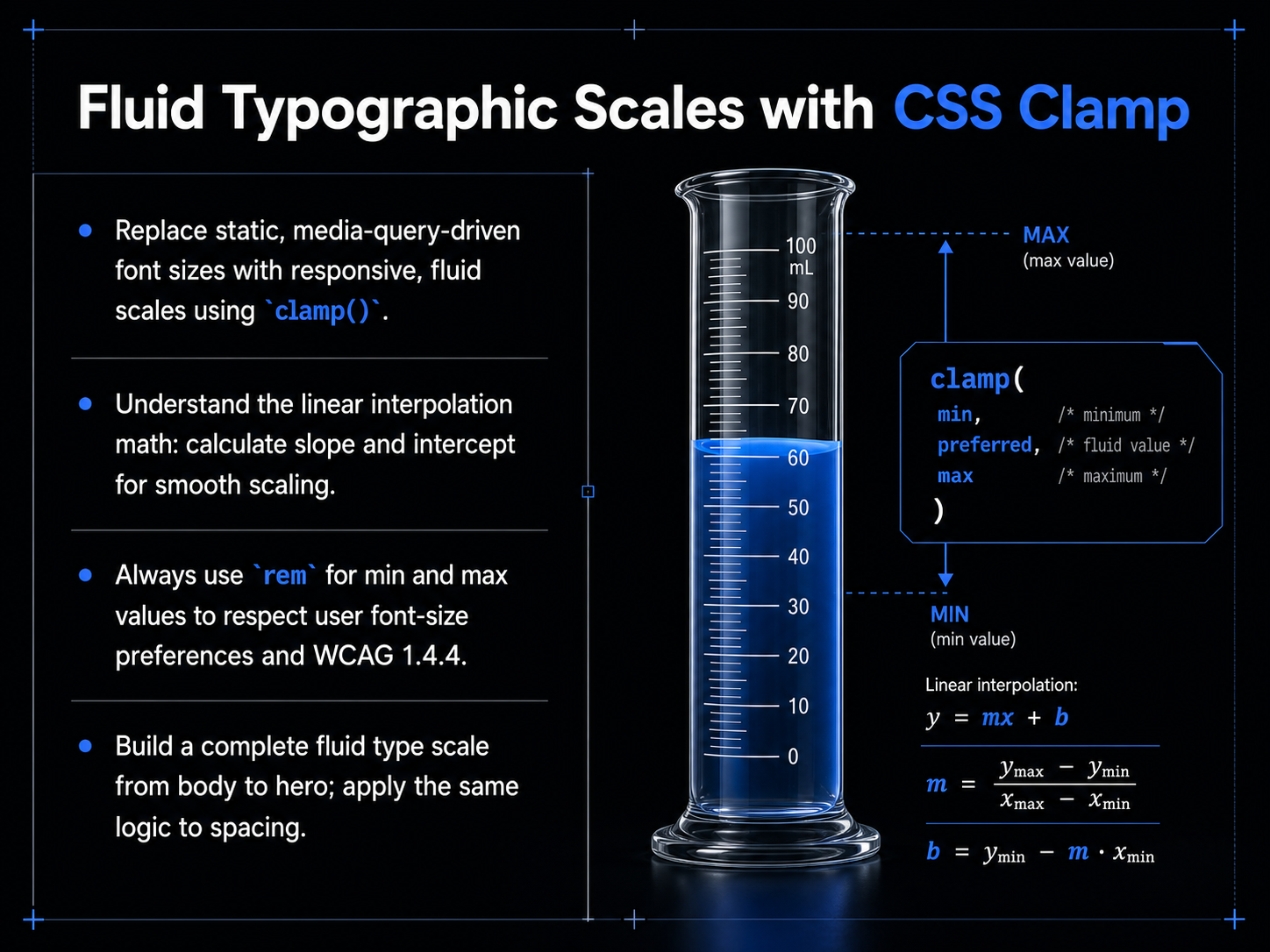 Fluid Typographic Scales with CSS Clamp