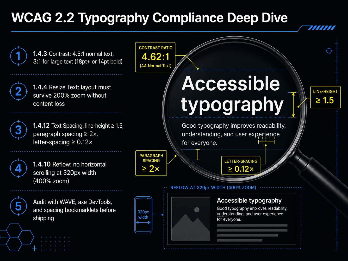 WCAG 2.2 Typography Compliance Deep Dive