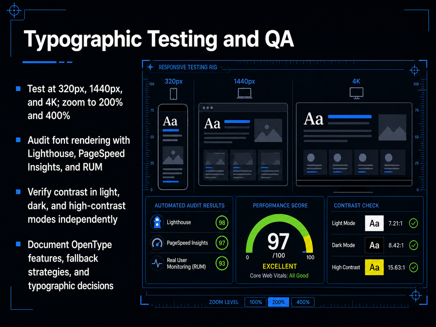 Typographic Testing and QA