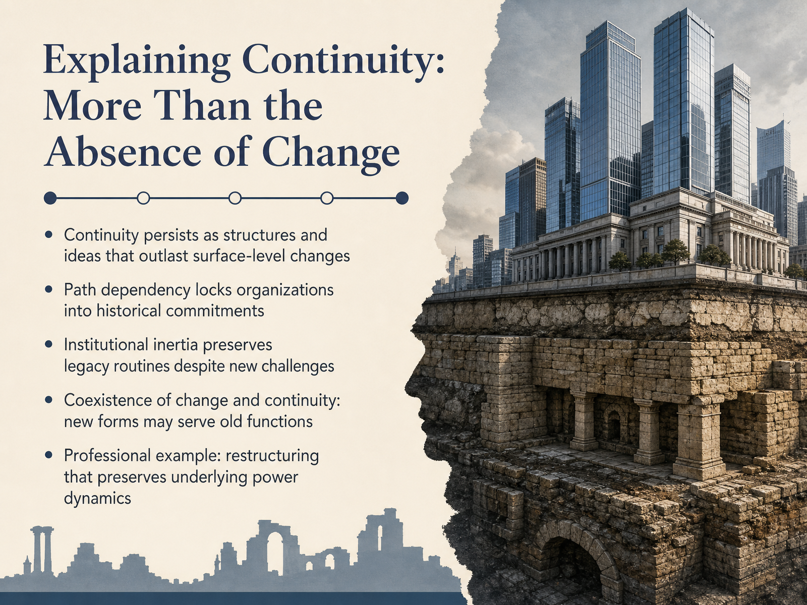 Explaining Continuity: More Than the Absence of Change