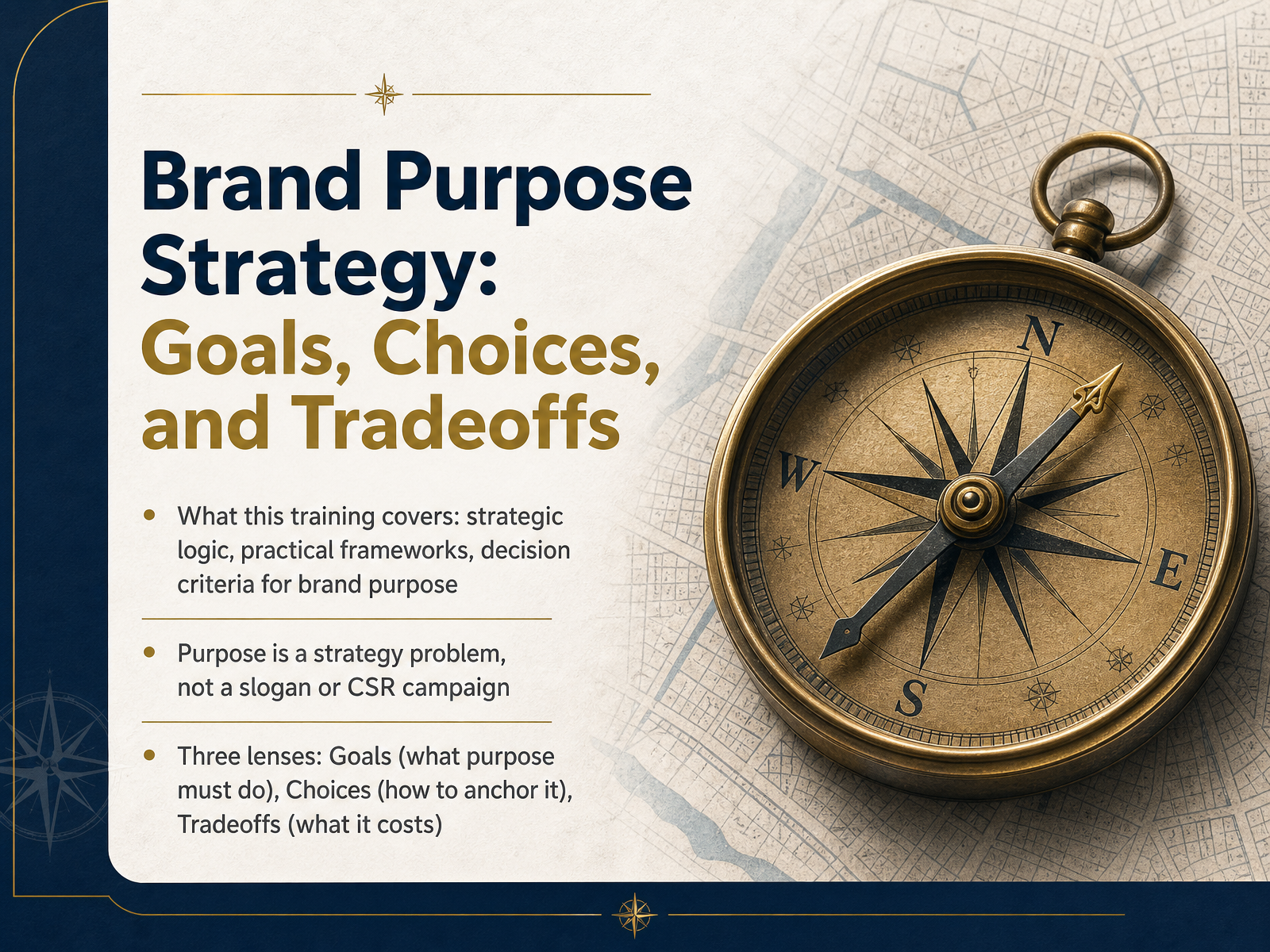 Brand Purpose Strategy: Goals and Tradeoffs