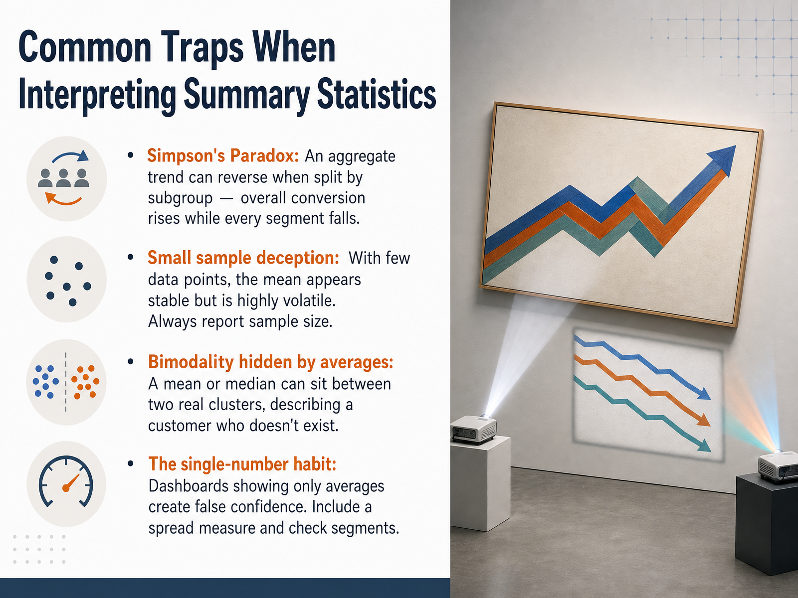 Common Traps When Interpreting Summary Statistics