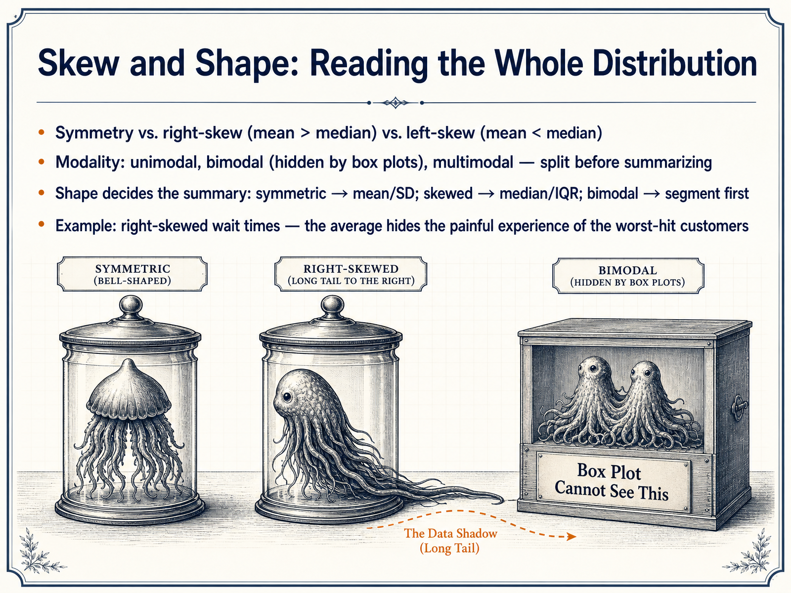 Skew and Shape: Reading the Whole Distribution