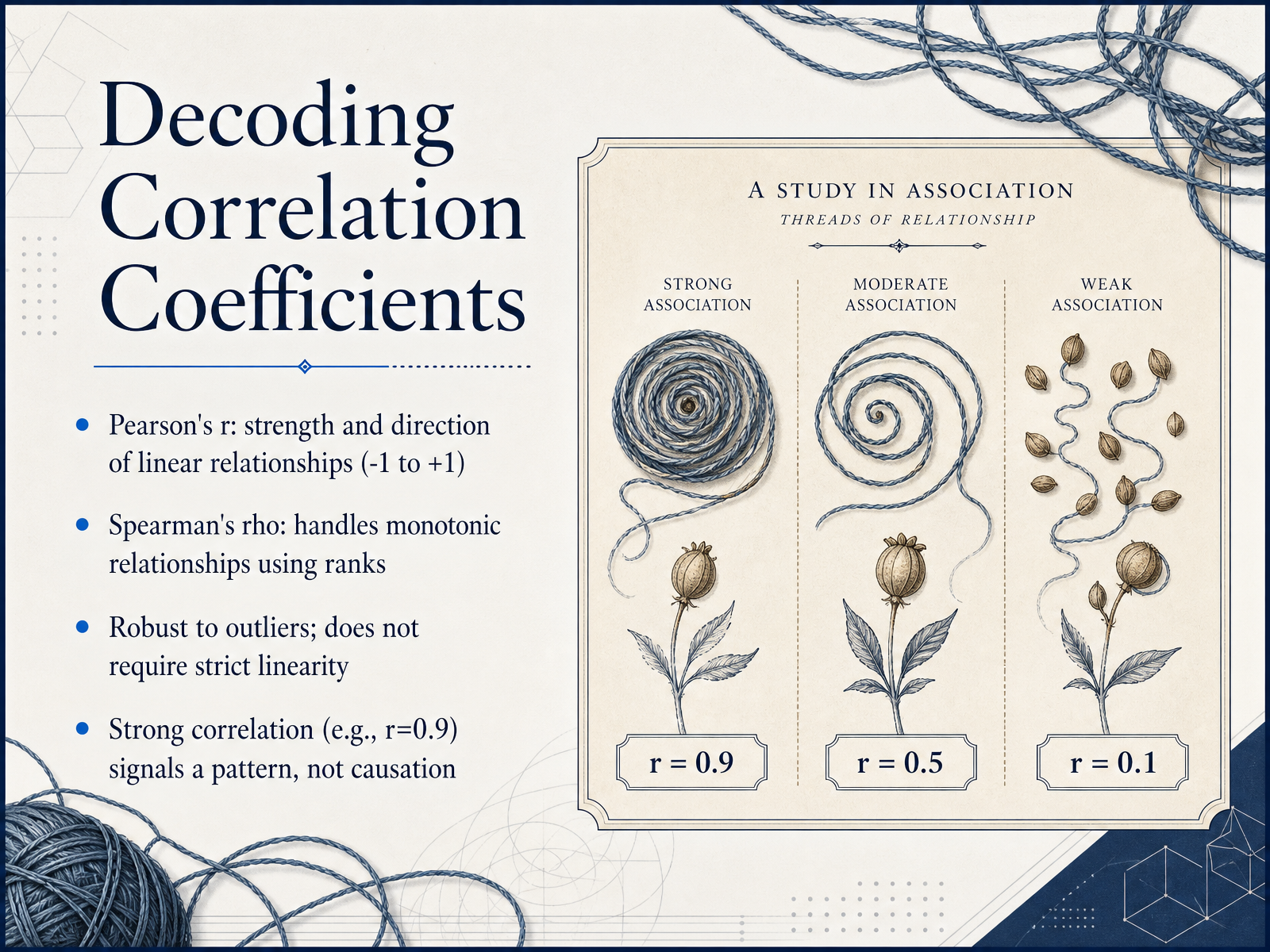 Decoding Correlation Coefficients