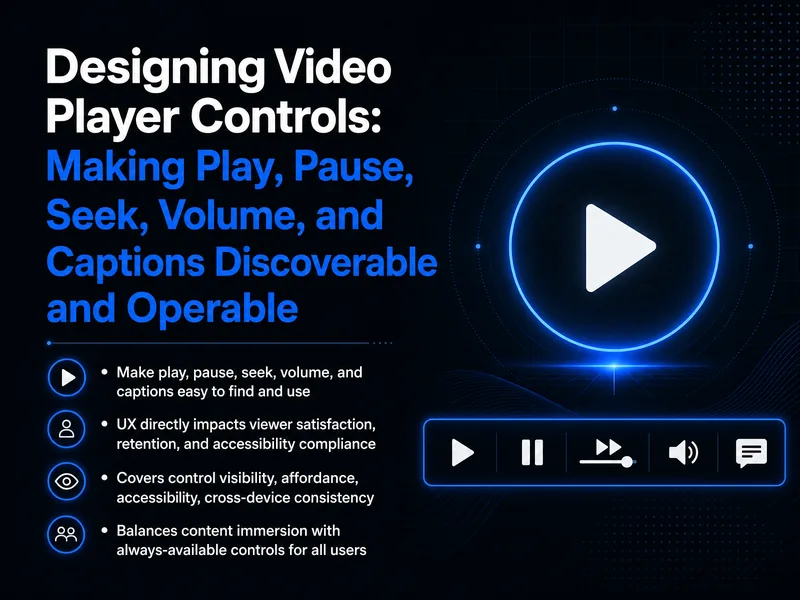 Video Player Controls Design — digital-human course